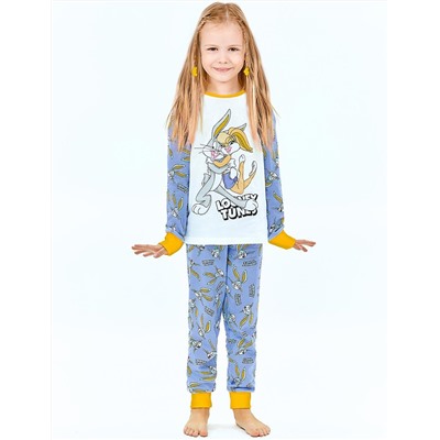 Пижама детская KETMIN HOME LOONEY TUNES цв.Голубой/Молочный