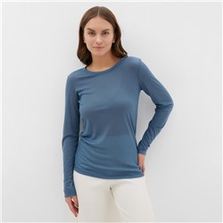 Лонгслив женский KAFTAN: Basic line синий, размер размер 44-46