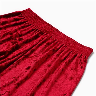 Шорты женские KAFTAN «Бархат», размер 40-42, бордовые