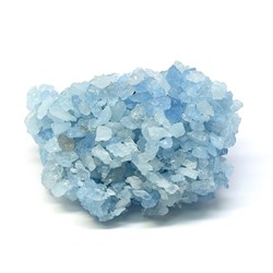 Кристаллы аквамарина имитация кластера 90*55*46мм, 158г