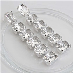 Серьги длинные на гвоздиках арт. 13 3738 (id 277075)