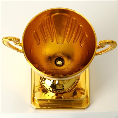 Кубок 092, наградная фигура, золото, подставка пластик, 19,8 х 10,5 х 8 см.