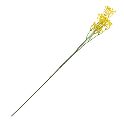 TCV002-04 Искусственные цветы Гипсофила, 60х3,5см, цвет жёлтый
