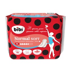 Прокладки "BIBI" Normal Soft,  5 капель, 9 шт.