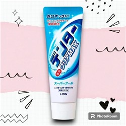 Зубная паста "Dentor Clear MAX Super Cool" для защиты от кариеса с микропудрой суперохлажд 140 гр