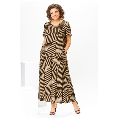 Romanovich Style 2-2704 коричневый, Брюки, Блуза