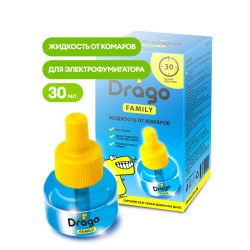 GRASS Средство инсектицидное "Жидкость от комаров" Drago 30мл