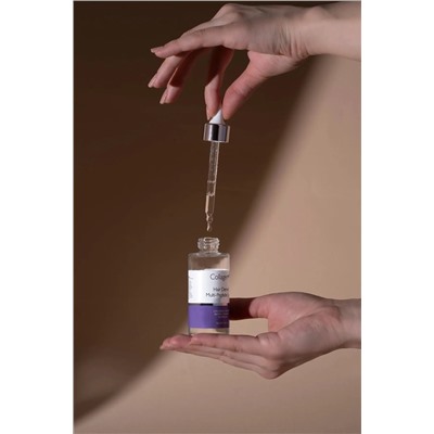 Сыворотка против выпадения волос Collagen Forte Platinum 50 мл, содержит коллаген, биотин, витамин B5 и кератин