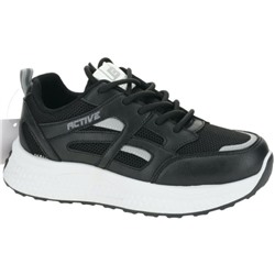 KPX012-010 Кроссовки подростковые, чёрный