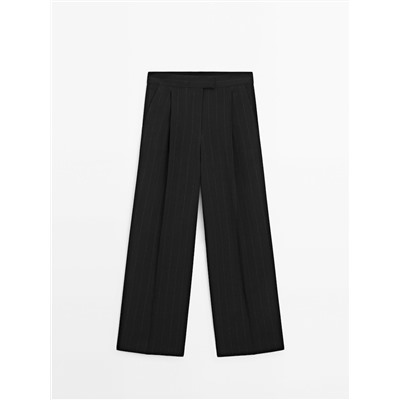 Pantalón traje raya diplomática pinzas