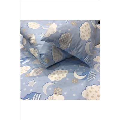 разные цвета HOME COLLECTION Комплект пододеяльник  100x150cm+простынь 120x160cm + наволочка 35x45cm