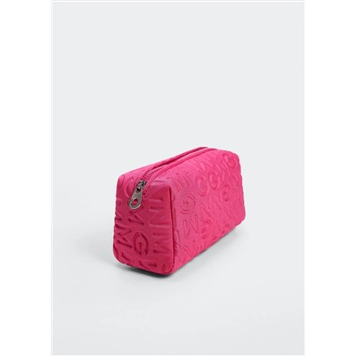 Neceser cremallera logo -  Mujer | MANGO OUTLET España