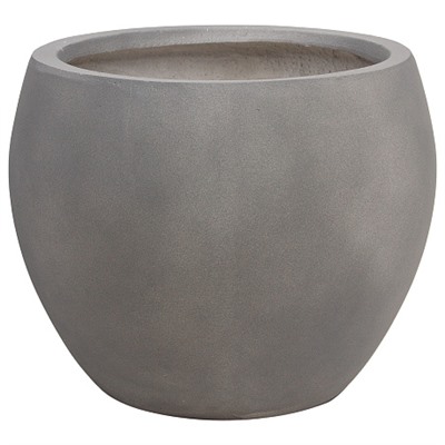 Кашпо Nobilis Marco "Umber grey Round" (файберглас), D33хH26 см