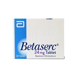 BETASERC 24 mg 20 tablet (название лекарства на русском / аналоги Бетасерк)