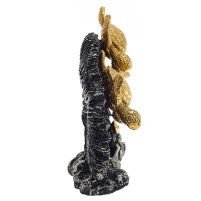 Фигурка декоративная "Черепахи", L15,5 W8 H16 см
