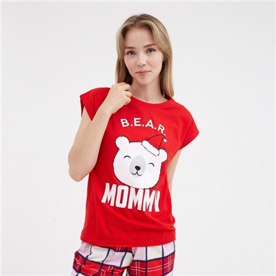 Пижама новогодняя женская KAFTAN "Bear" размер 40-42 49