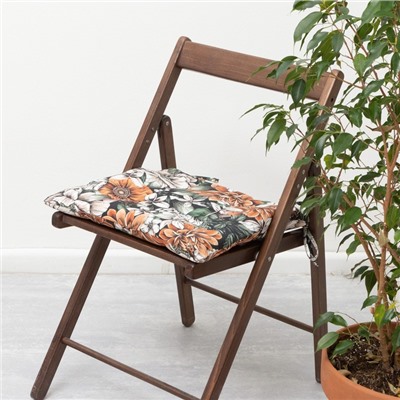 Подушка на стул "Этель" Meadow flower 42х42 см, 100% хл, саржа 190 г/м2