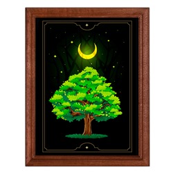 POSV-0091 Постер в рамке 17x23см Дерево жизни