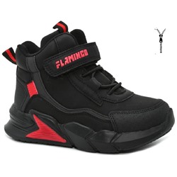 Ботинки Flamingo 222в-з6-3269 черн/красн ( 2,0)