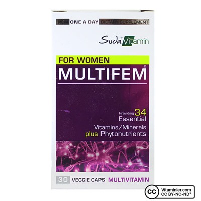 Витамин в воде Multifem Multivitamin 30 капсул