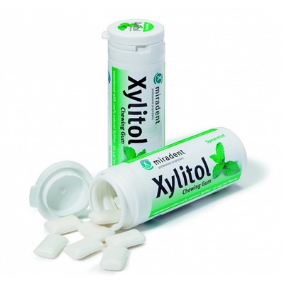 Жевательная резинка miradent Xylitol Мята