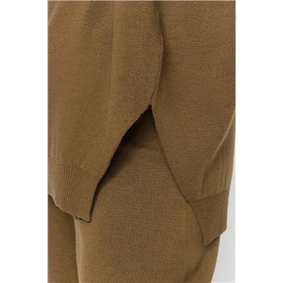 Khaki Wide Flom Balloon рукав вкладится вниз по поводу установки Twoaw24au00067