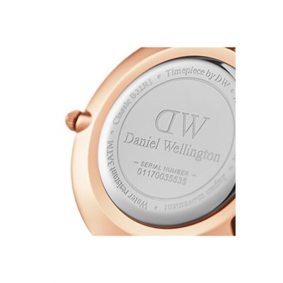 Reloj de cuarzo de piel y chapado en oro rosa Petite St Mawes