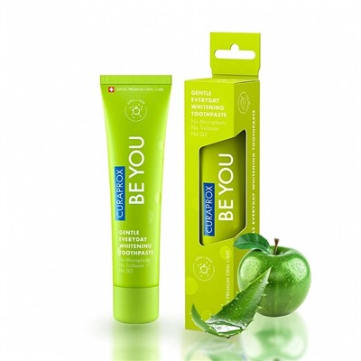 Зубная паста CURAPROX Be You Explorer со вкусом яблока и алоэ 60 мл
