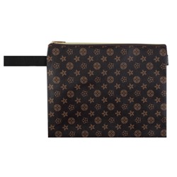 Папка для тетрадей А4 кожзам молния сверху 1 отделение Monogram deVente