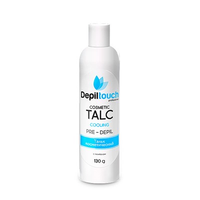 Тальк косметический с ментолом, 130 гр, бренд - Depiltouch Professional