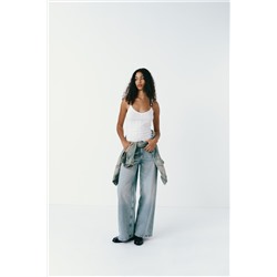 JEANS TRF ANCHO TIRO MEDIO