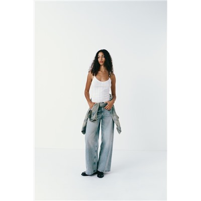 JEANS TRF ANCHO TIRO MEDIO