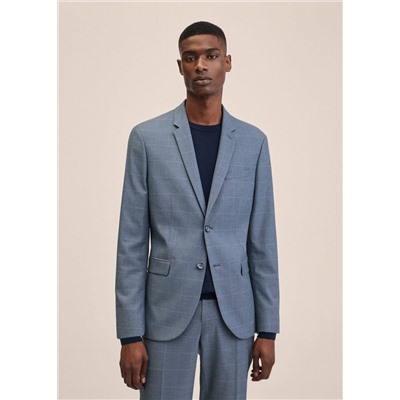 Americana traje super slim fit cuadros -  Hombre | MANGO OUTLET España