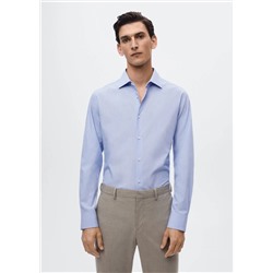 Camisa traje slim fit mil rayas -  Hombre | MANGO OUTLET España