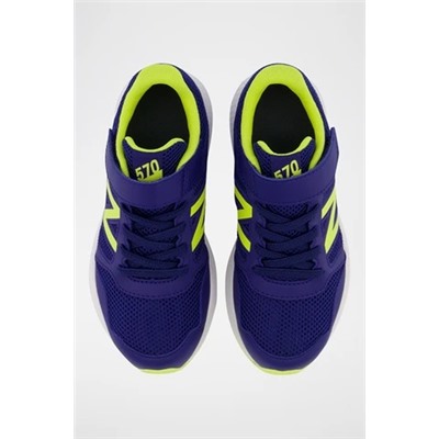 Zapatillas 570 - Azul oscuro y amarillo