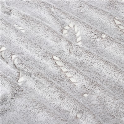 Плед светящийся в темноте Этель Candy cane 150*200 см,100% п/э, корал-флис, 220 гр/м2