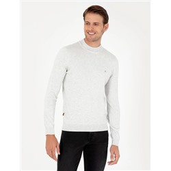 Крем melanj Slim Fit Half Fisherman воротник базовый трикотажный свитер