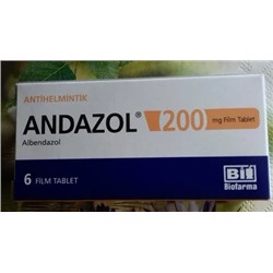 ANDAZOL 200 mg 6 film tablet