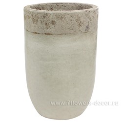 Кашпо Nobilis Marco "White beach Vase" (керамика), D50хН75 см