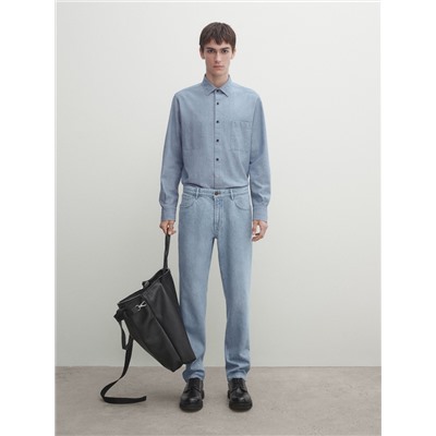 Camisa denim regular fit