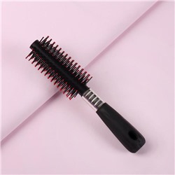 Брашинг, d = 1,5/4,2 × 19,7 см, фасовка 12 шт, цвет чёрный/серебристый