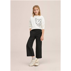 Sudadera algodón estampado -  Niña | MANGO OUTLET España