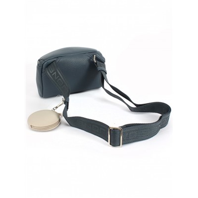 Сумка женская искусственная кожа DJ-CM 6924A-NAVY,  1отд,  плечевой ремень,  cиний 263165