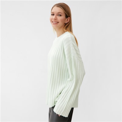 Джемпер вязаный женский MINAKU:Knitwear collection цвет фисташковый, р-р 50-52