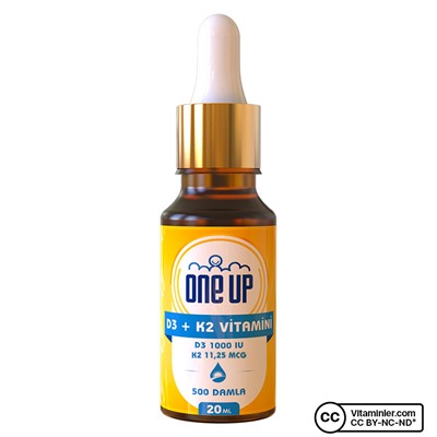 One Up Витамин D3 + K2 20 мл Капли