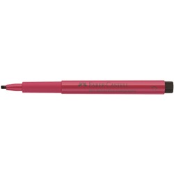 Ручка капиллярная Faber-Castell "Pitt Artist Pen Calligraphy" цвет 127 розовый кармин, С=2,5мм, пишущий узел каллиграфический