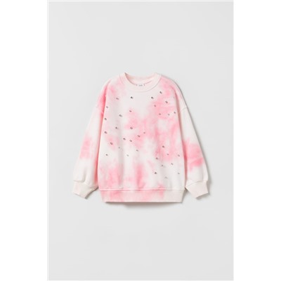 SUDADERA TIE DYE STRASS