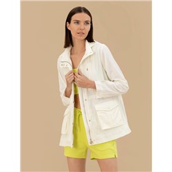 Ecru Standard Fit Seasonal Poat