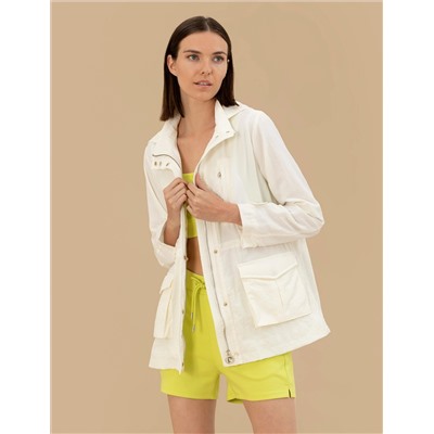 Ecru Standard Fit Seasonal Poat