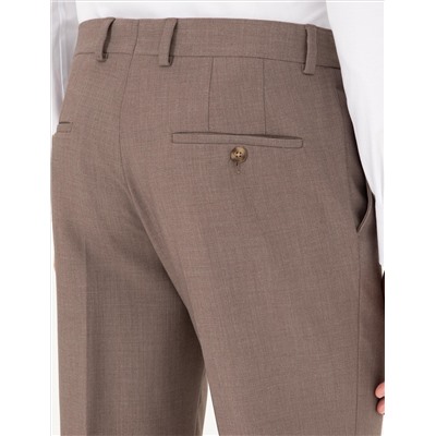 Светло -коричневый бывший. Тканевые штаны Slim Fit